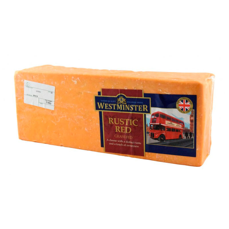Queso Cheddar Rustic Red Grass fed, 350g