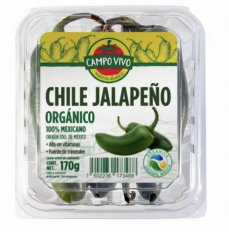 Chile Jalapeño Orgánico, 170g