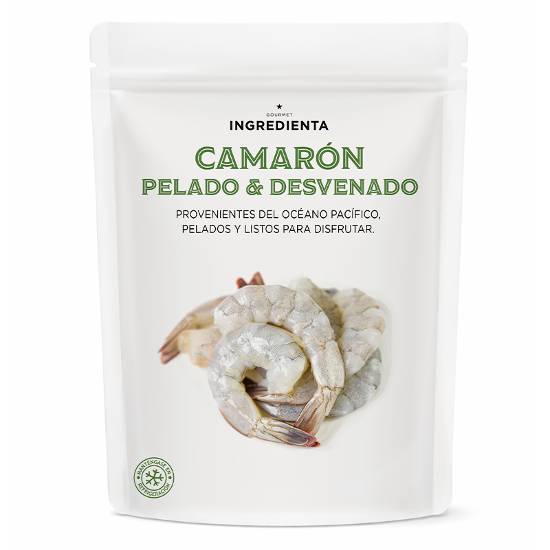 Camarón Pelado y Desvenado 16/20, 500g