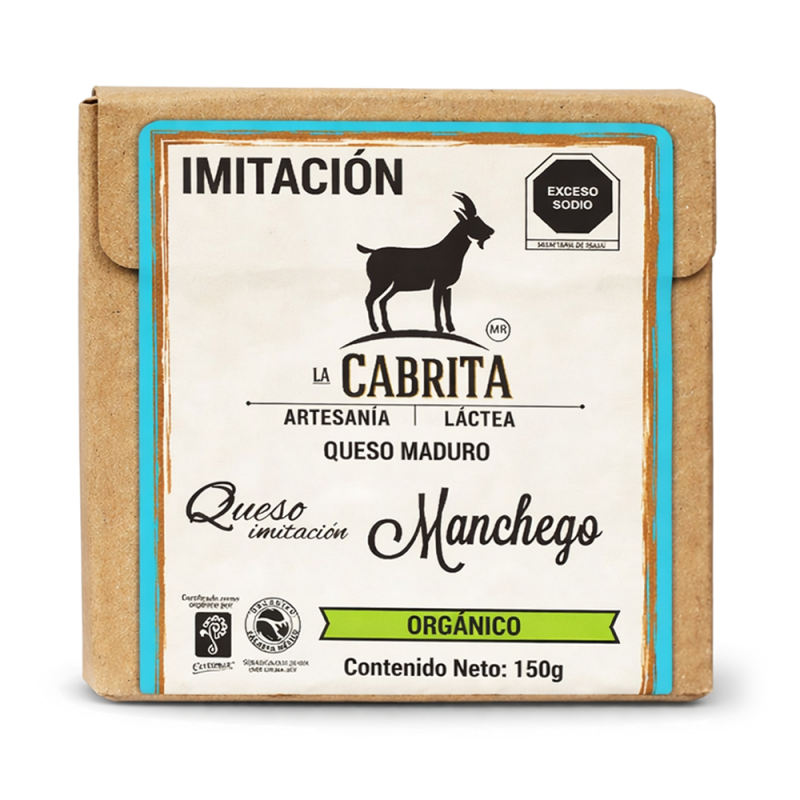 Queso Manchego Natural Orgánico, 150g