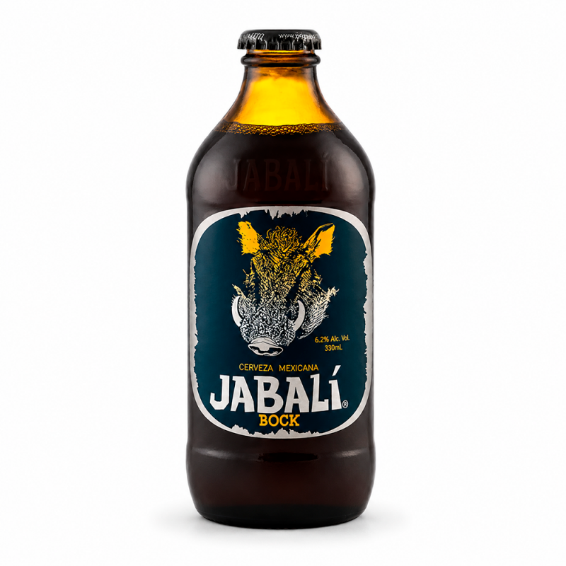 Cerveza Jabalí Bock, 330ml