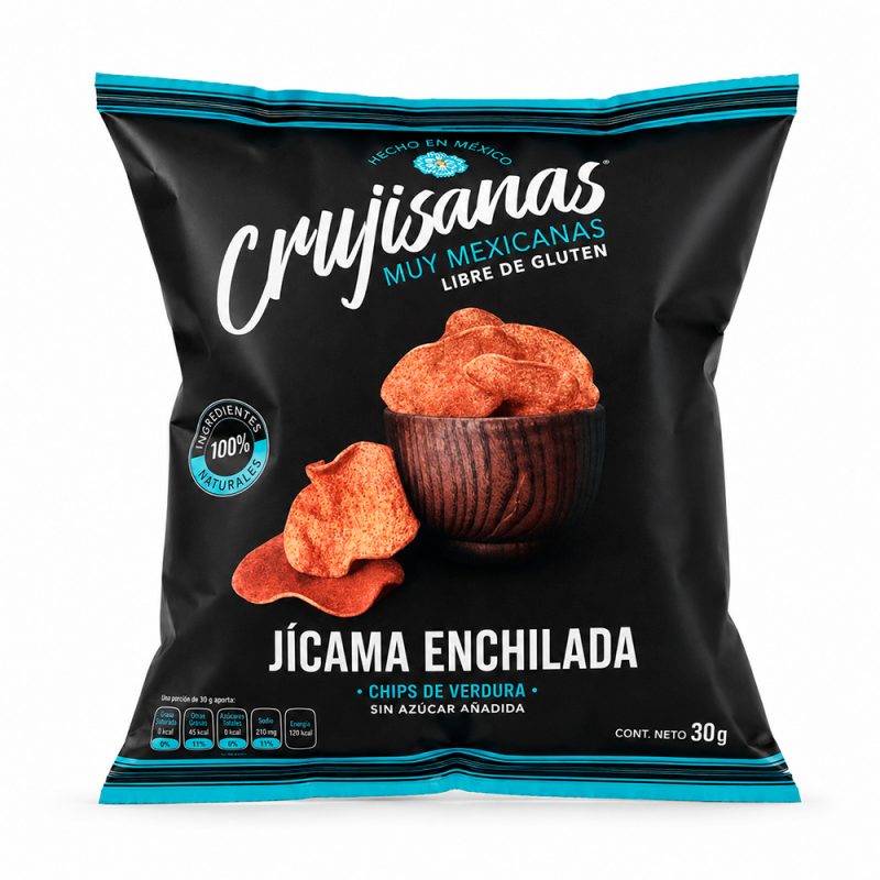 Snack Crujisanas Jícama Enchilada, 30g