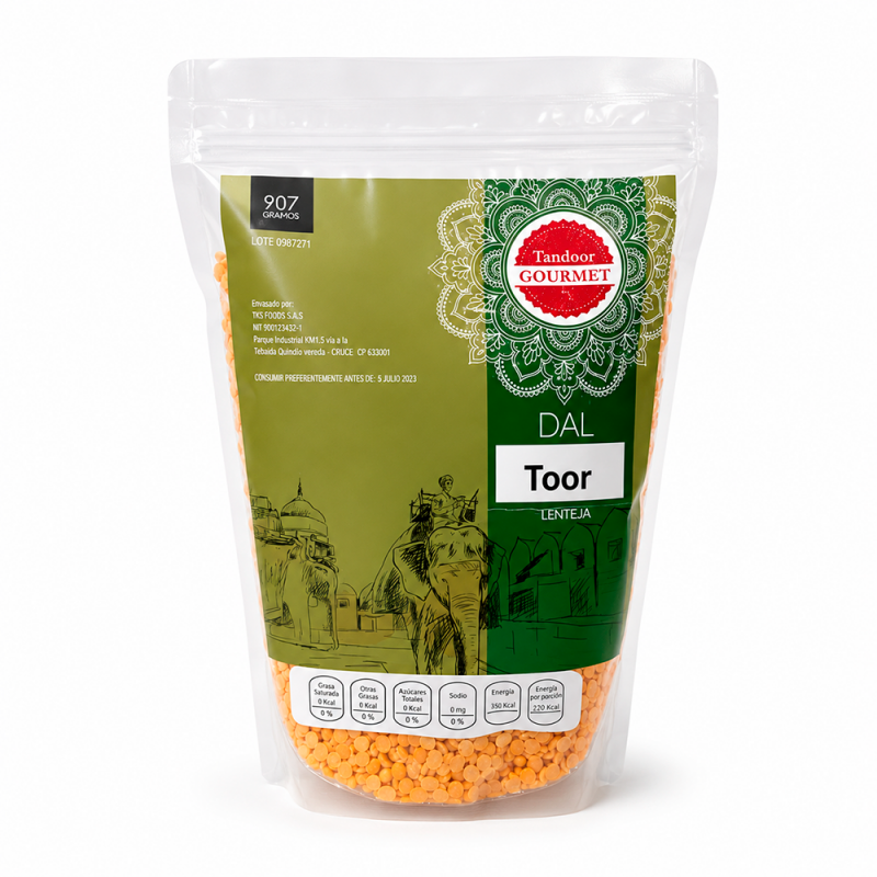 Lenteja Toor Amarilla, 907g