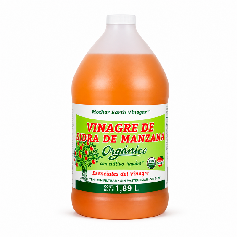 Vinagre de Sidra de Manzana Orgánico, 1.89L