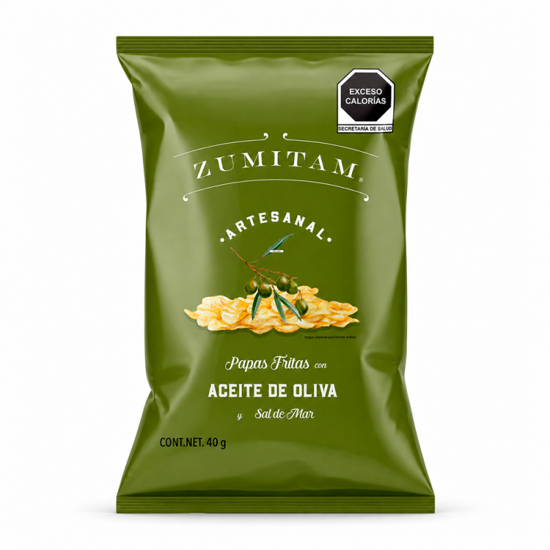 Papas con Aceite de Oliva, 40g