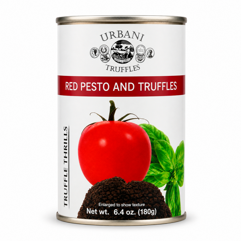 Salsa de Pesto Rojo y Trufa Negra, 180g