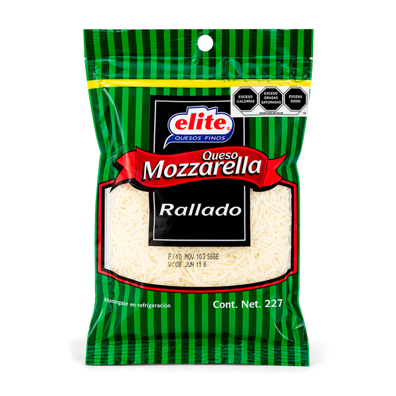 Queso Mozzarella Rallado, 227g