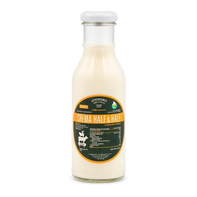Crema Half & Half A2A2, 360ml