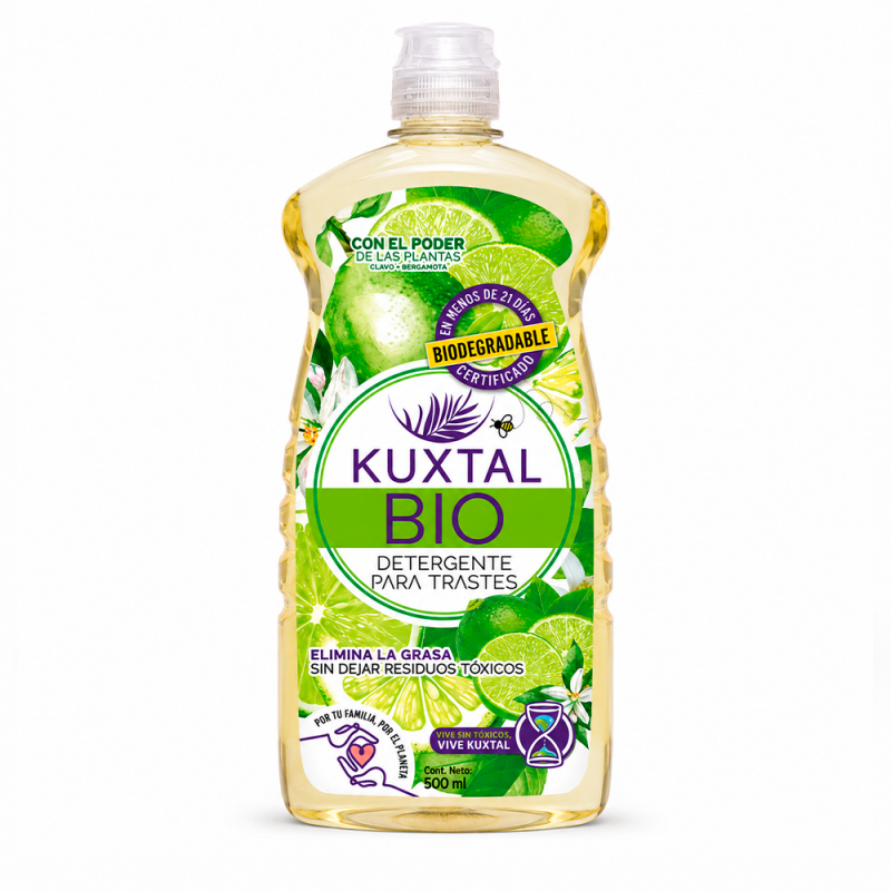 Biodetergente líquido para trastes Bergamota y Clavo, 500ml