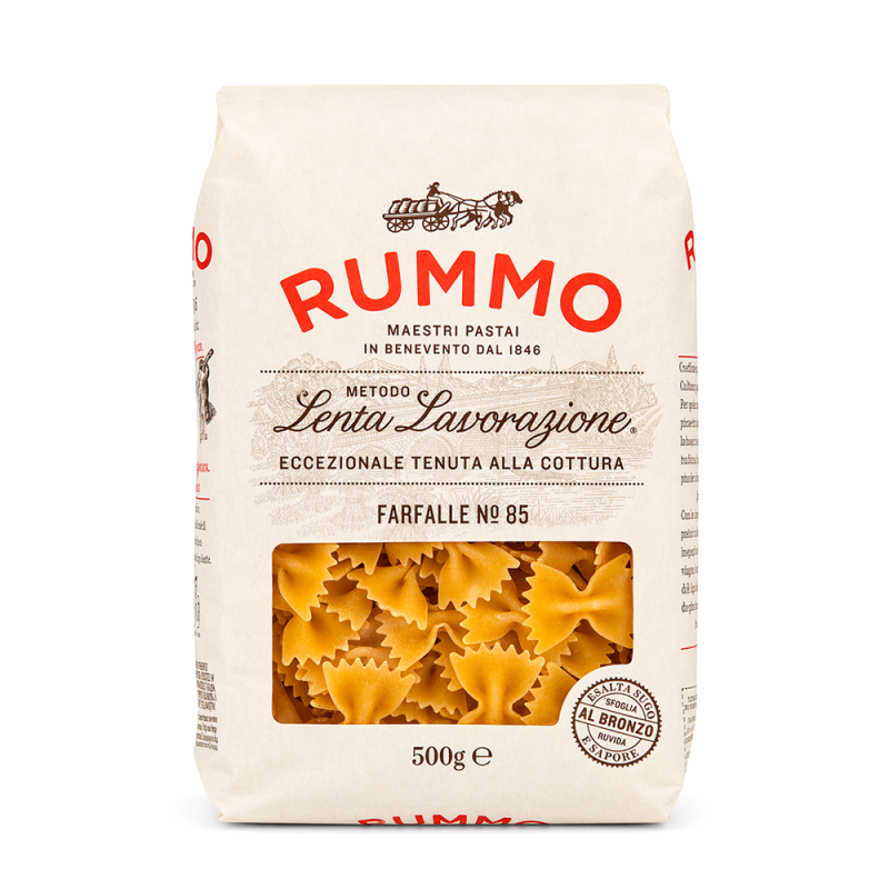 Pasta Farfalle Rummo Lenta No. 85, 500g