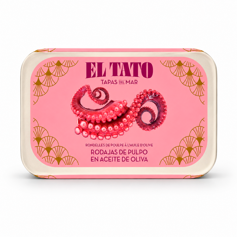 Rodajas de Pulpo en Aceite de Oliva, 115g