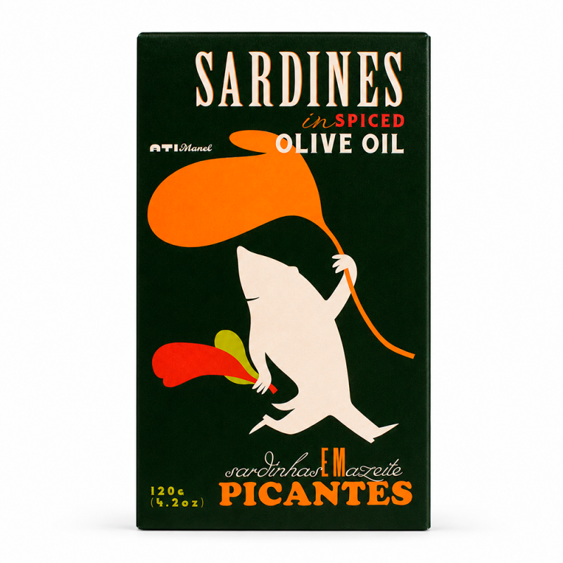 Sardinas en Aceite de Oliva Picante, 120g