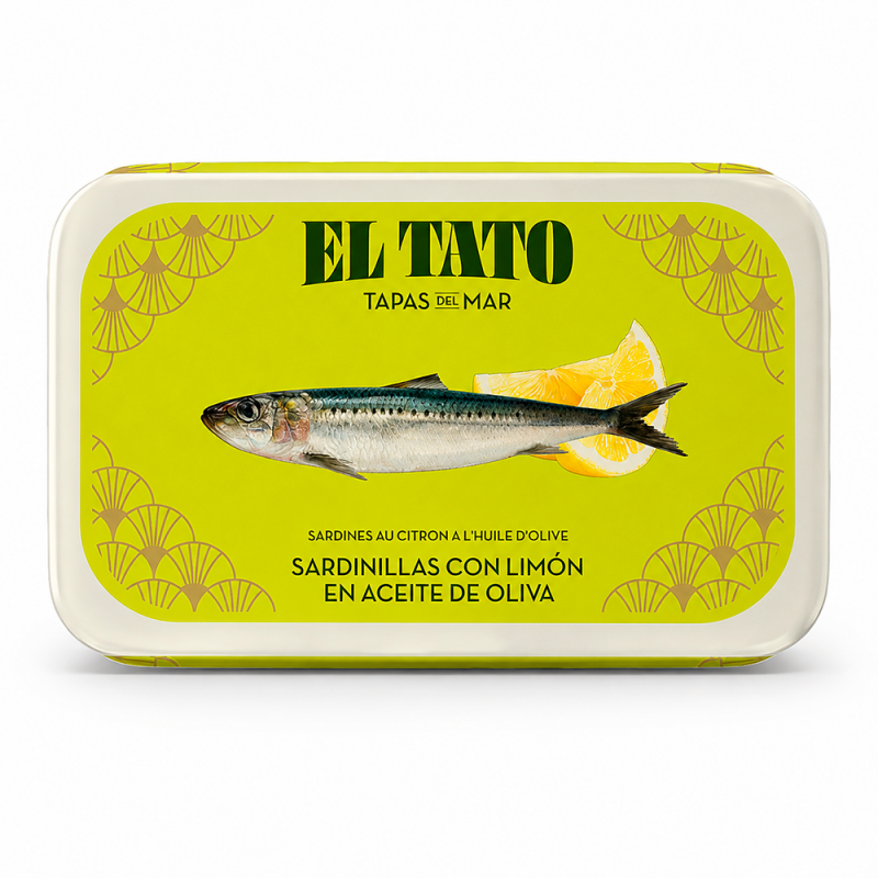 Sardinillas con Limón en Aceite de Oliva, 125g