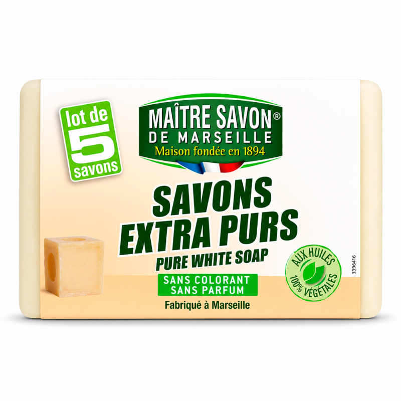 Jabón Extra Puro, 5 pz
