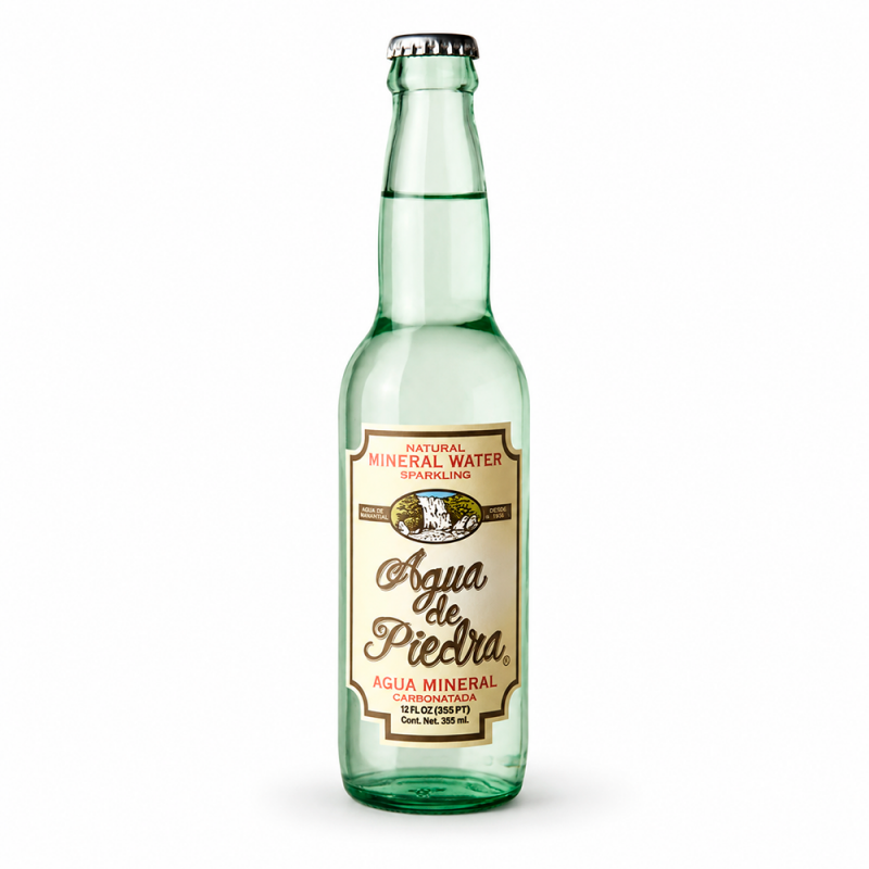 Agua de Piedra Mineral Carbonatada, 355ml