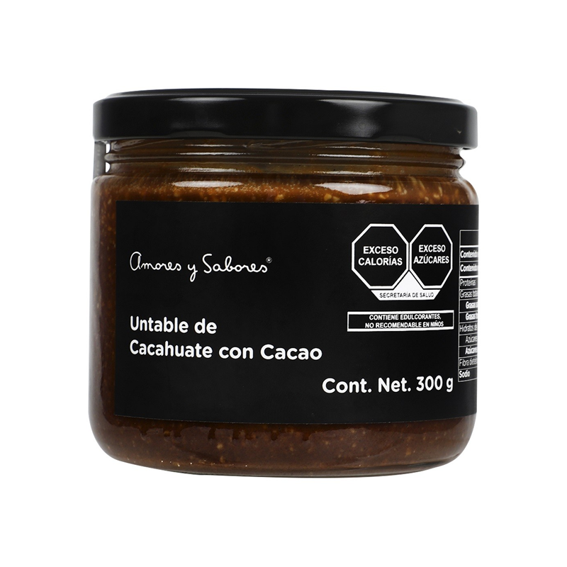 Crema de Cacahuate con Cacao, 300g