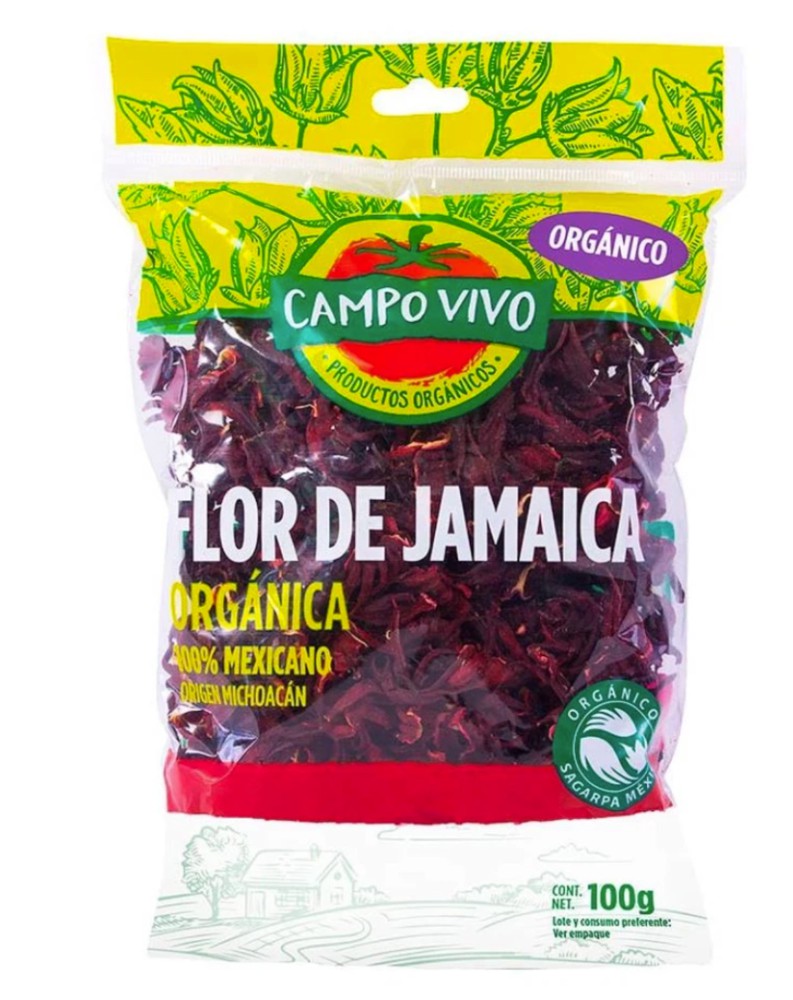 Flor de Jamaica Orgánica, 100g