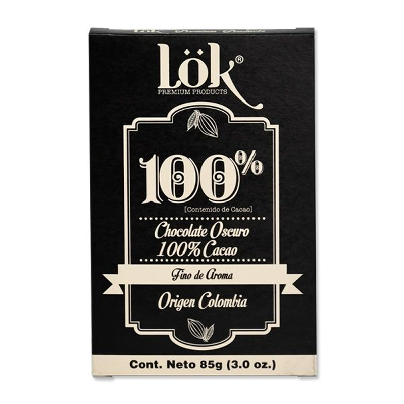 Chocolate Oscuro 100% Cacao, 85g