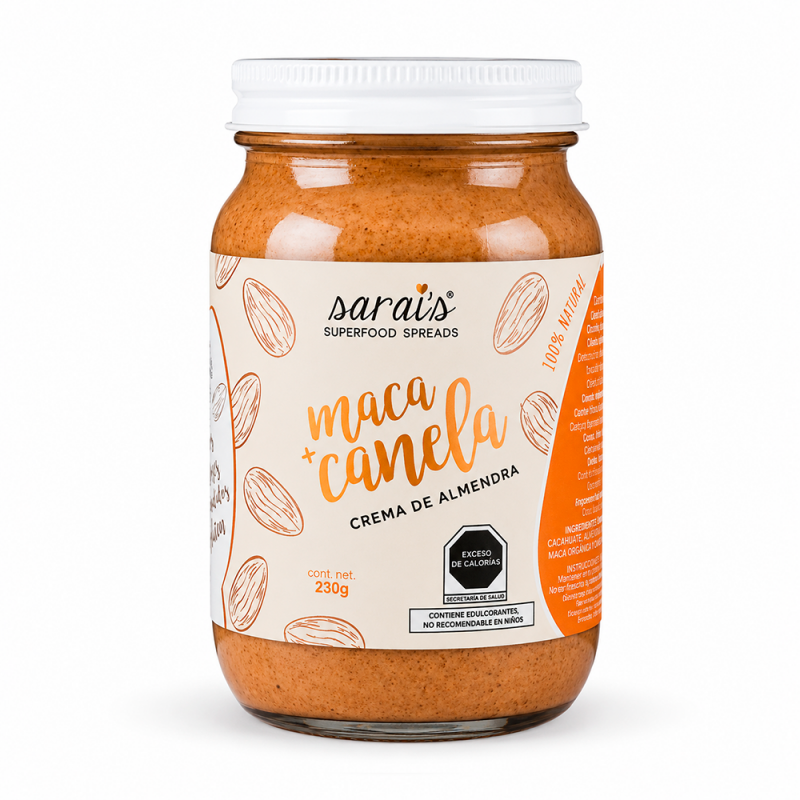 Crema de Maca Canela Sarai's, 230g