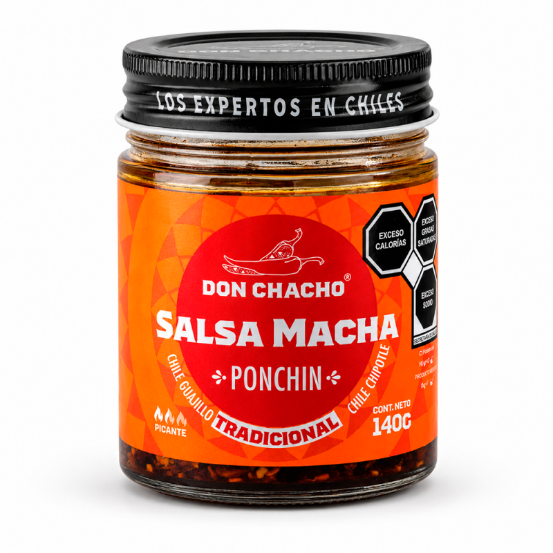 Salsa Macha Tradicional Ahumada Ponchín, 140g
