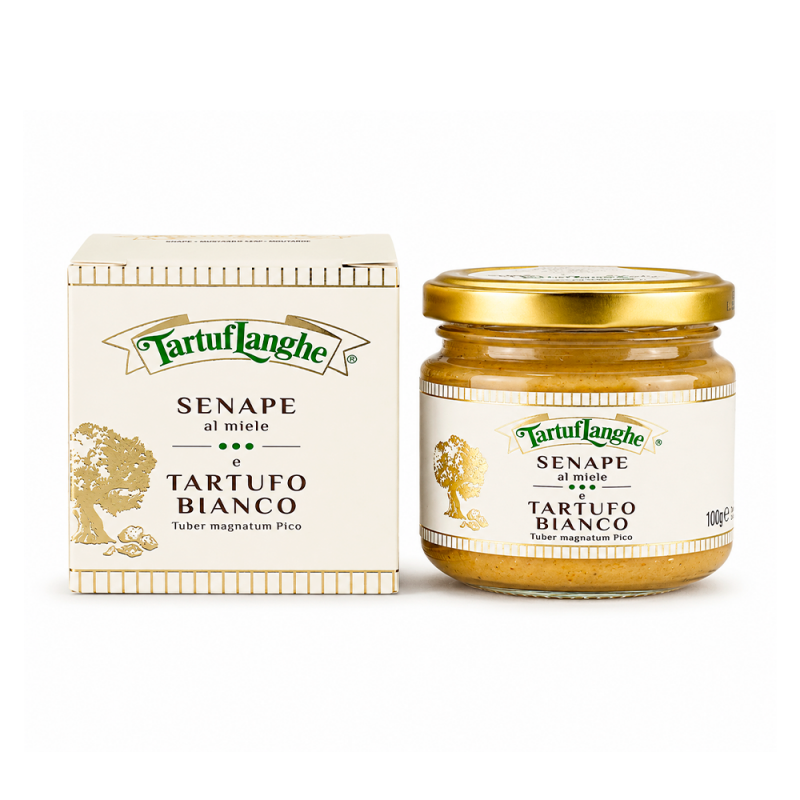 Mostaza con Miel y Trufa Blanca, 100g