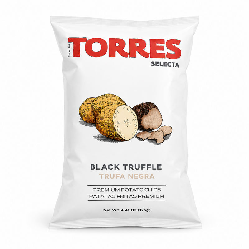 Chips Torres Selecta sabor Trufa Negra, 40g