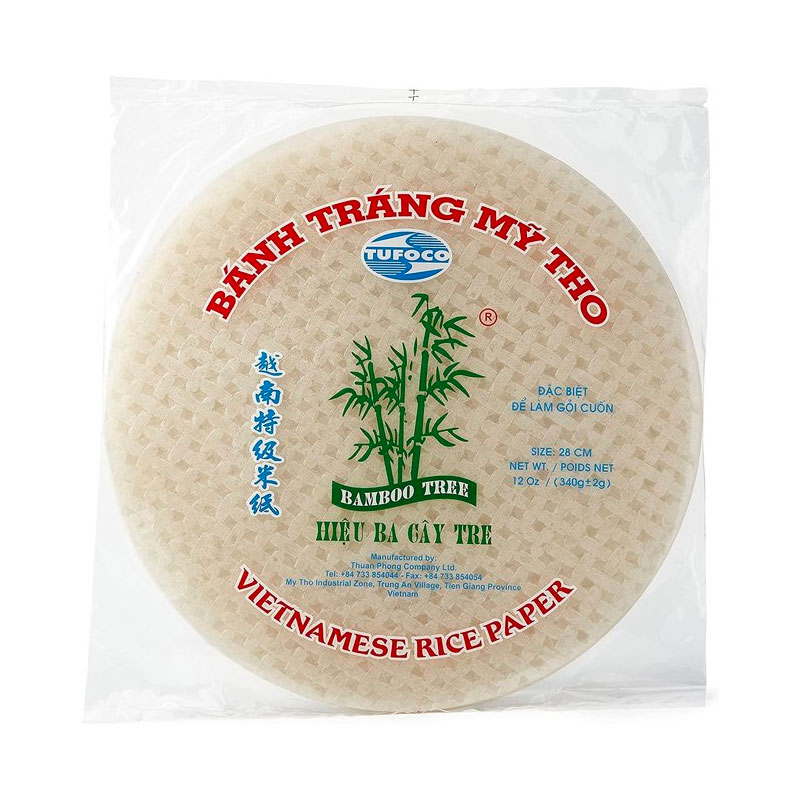 30 hojas de papel de arroz de primera calidad, 30 ~ 32 hojas por paquete,  10.5 onzas, rollo de primavera vietnamita, papel de arroz de alta calidad