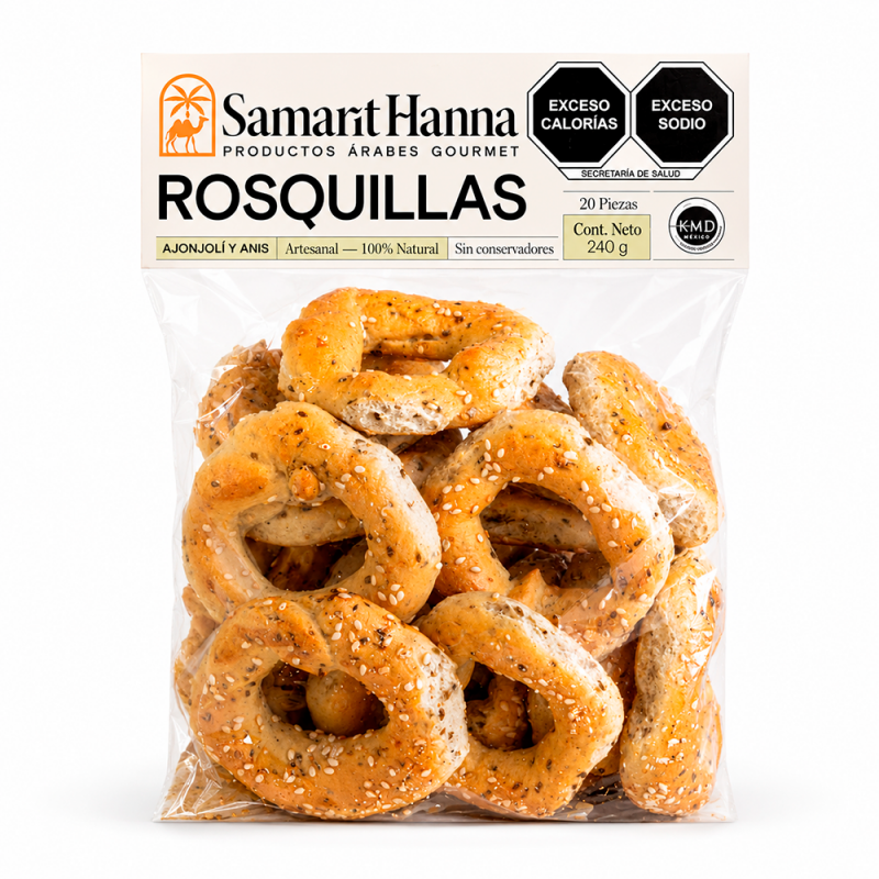 Rosquillas de Ajonjolí y Anís, 240gr