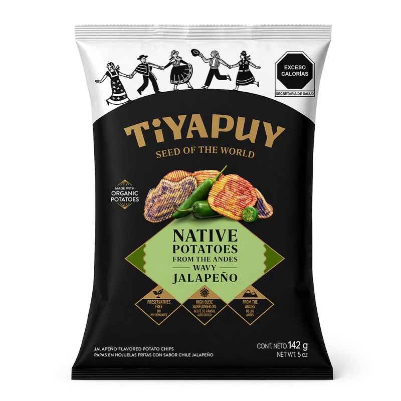 Papas Nativas Mixtas Sabor Jalapeño, 142g