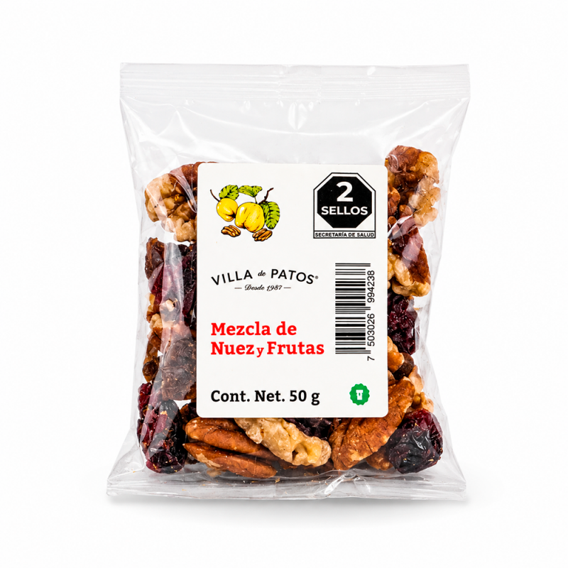 Mezcla de Nuez y Frutas, 60g
