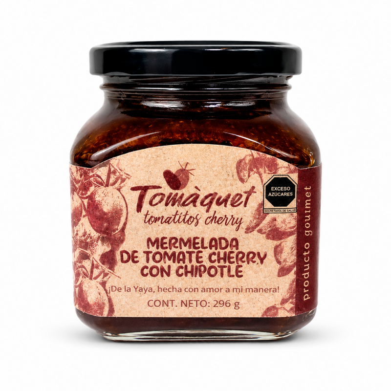 Mermelada de Tomate Cherry con Chipotle, 296g