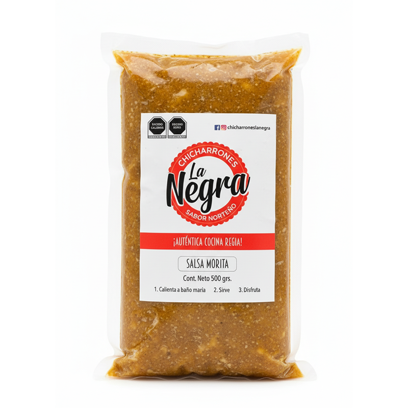 Chicharrón Norteño en Salsa Morita, 500g