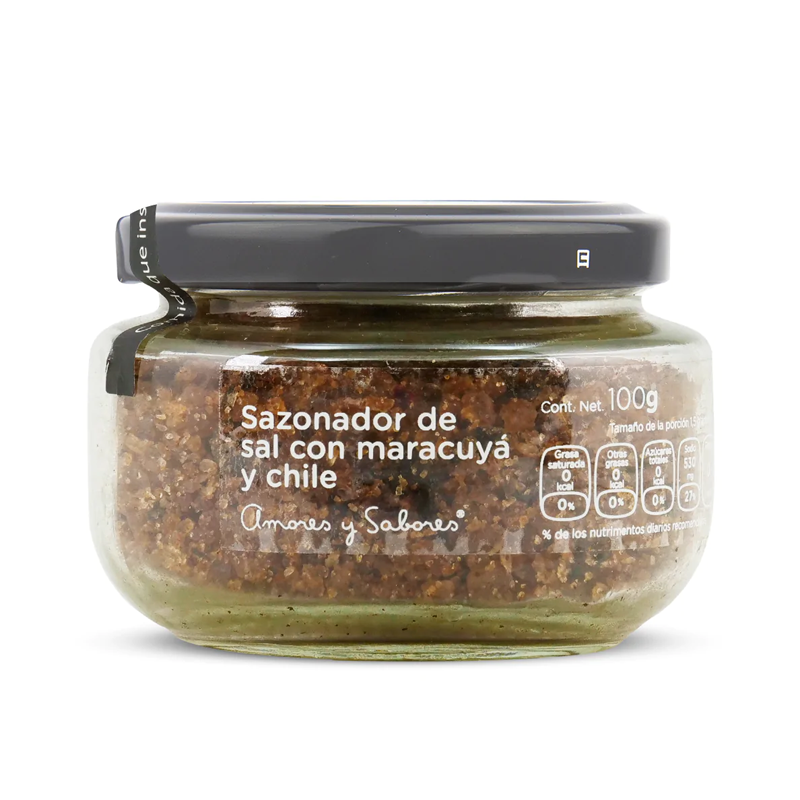 Sazonador Sal con Maracuyá y Chile, 100g