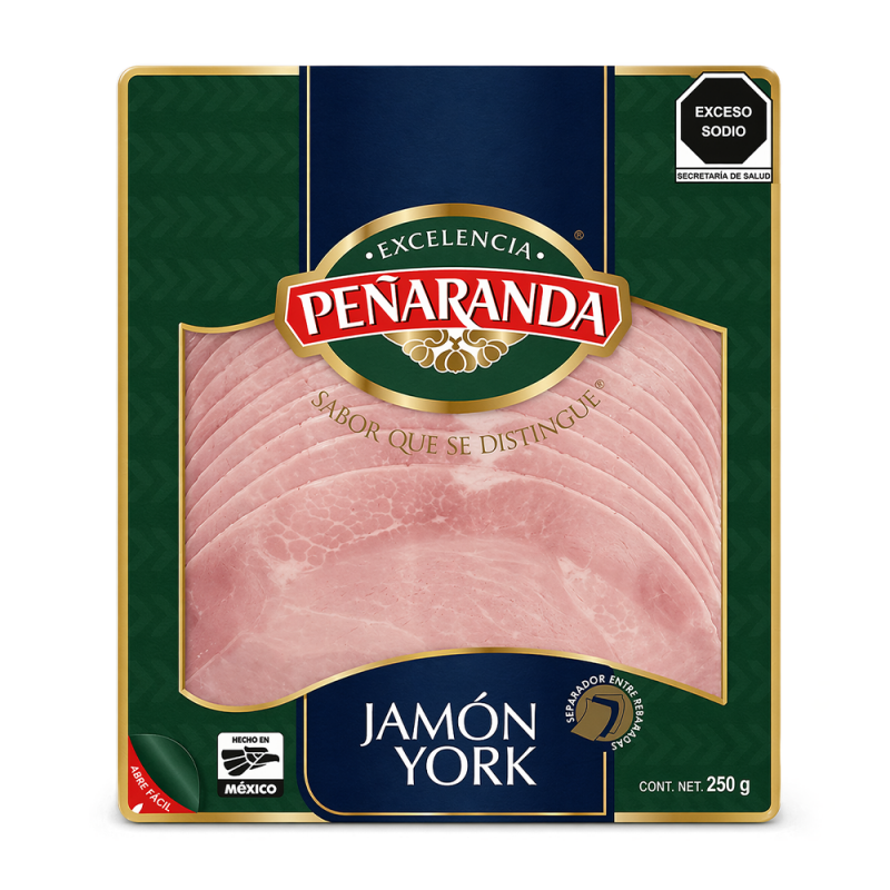 Jamón Tipo York, 250g