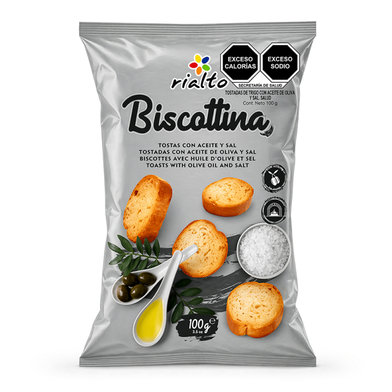 Biscottinas Aceite y Sal, 100g