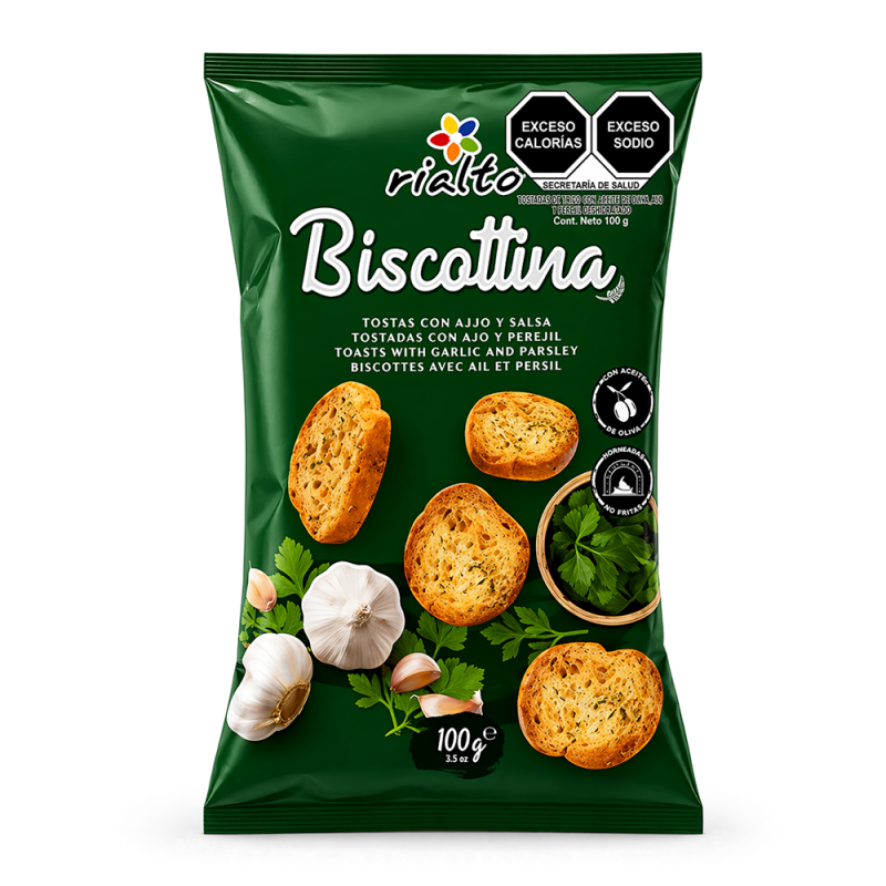 Biscottinas Ajo y Perejil, 100g
