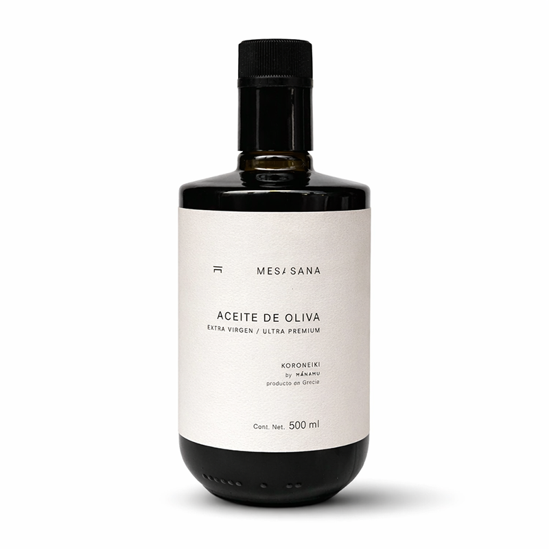 Aceite de Oliva Extra Virgen Ultra Premium Mesa Sana "By Mánamu", 500ml