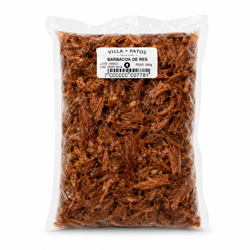 Barbacoa de Res, 500g