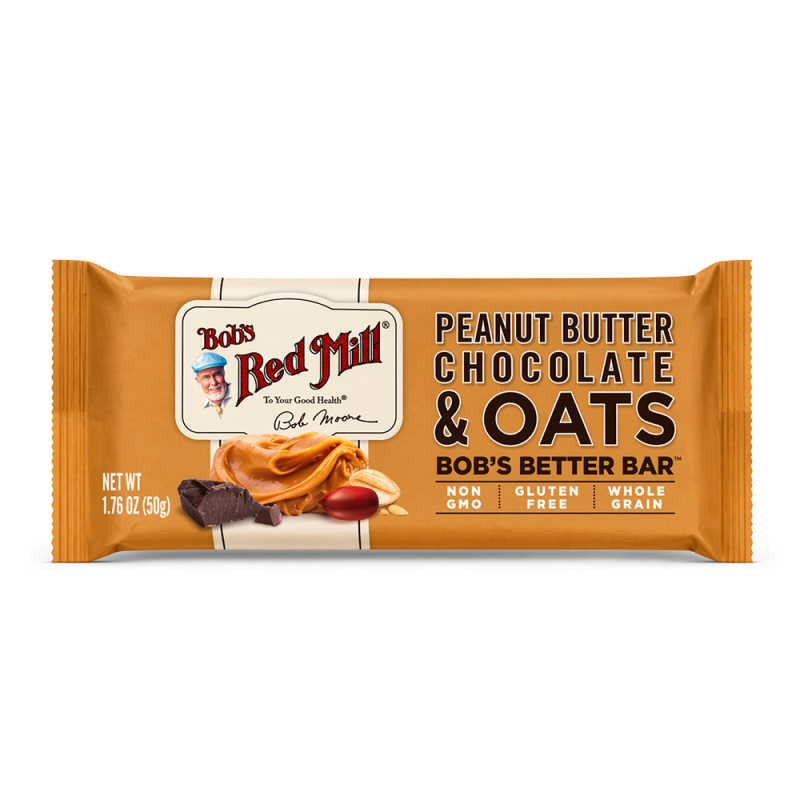 Barra de Avena con Cacahuate y Chocolate, 50g