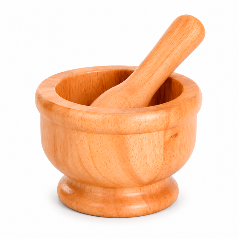 Mortero de Madera, 2pz