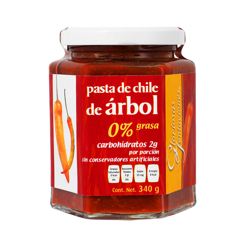 Pasta de Chile de Árbol, 340g