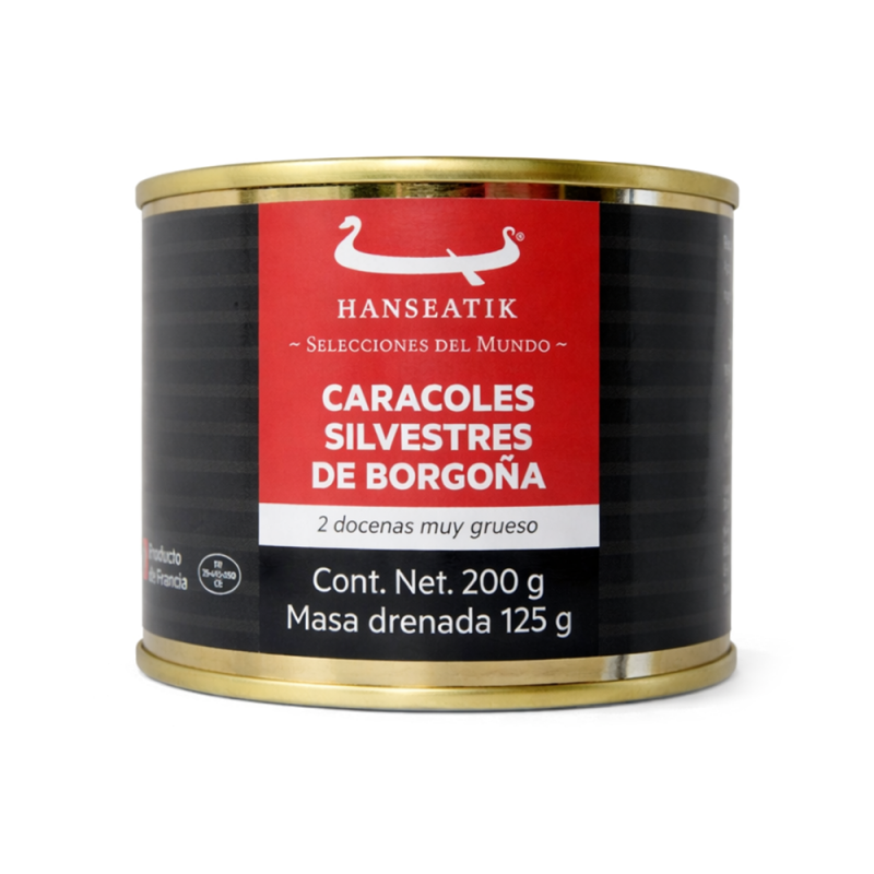 Caracoles Silvestres de Borgoña, 2 docenas, 200g
