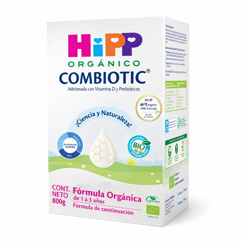 Fórmula Orgánica Combiotic 1 a 3 años, 800g