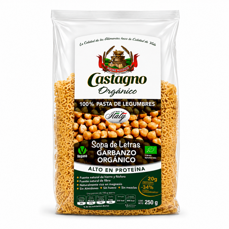 Sopa de Letras de Garbanzos, 250g