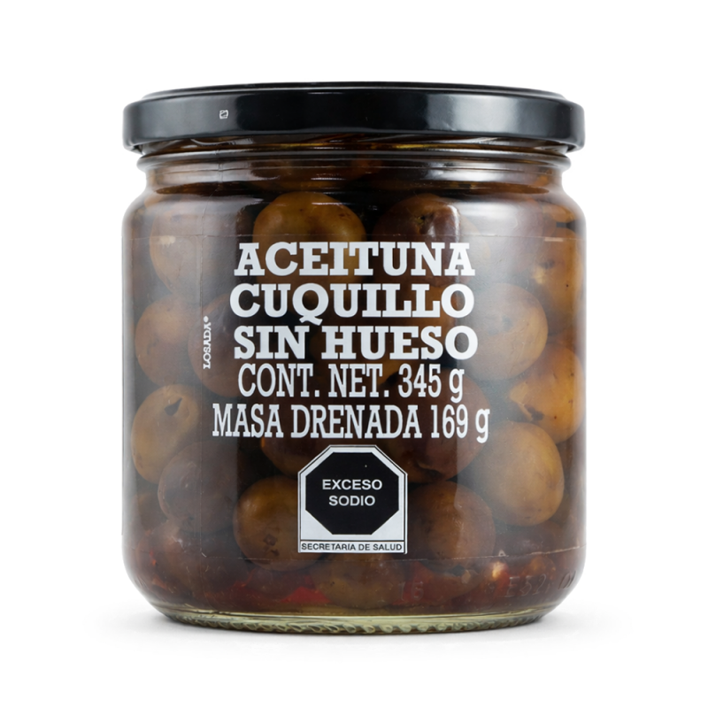 Aceituna Cuquillo sin Hueso, 345g