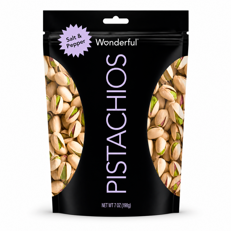 Pistachios Sal y Pimienta con cáscara, 198g
