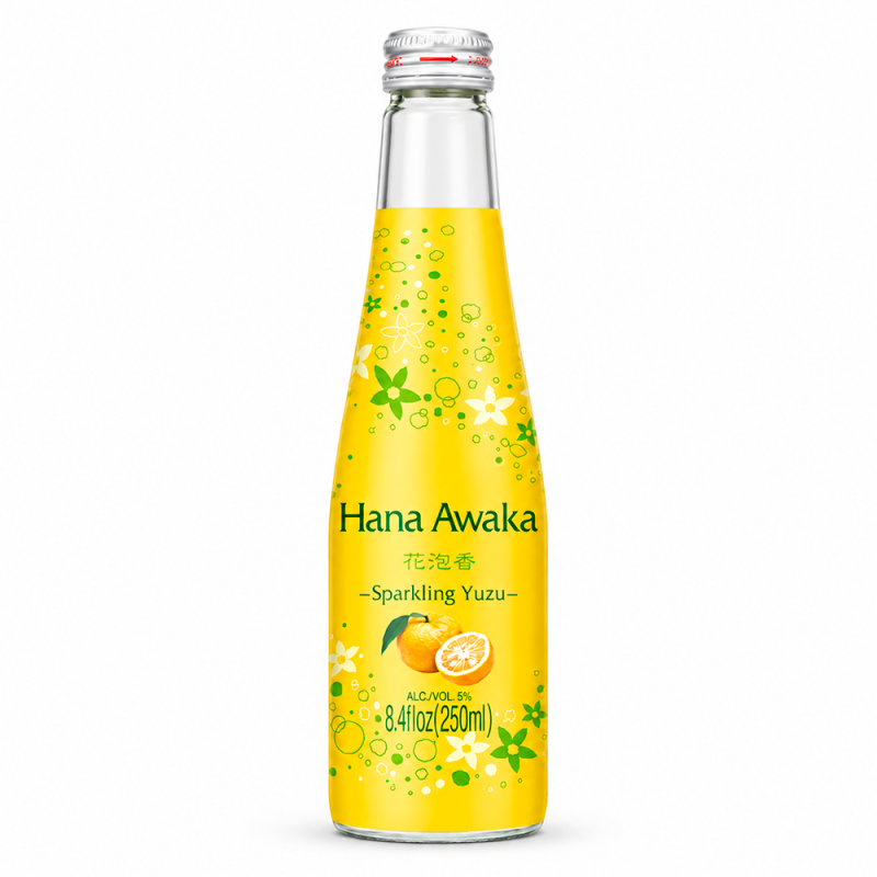 Ozeki Hana Awaka Sake de Yuzu, 250ml