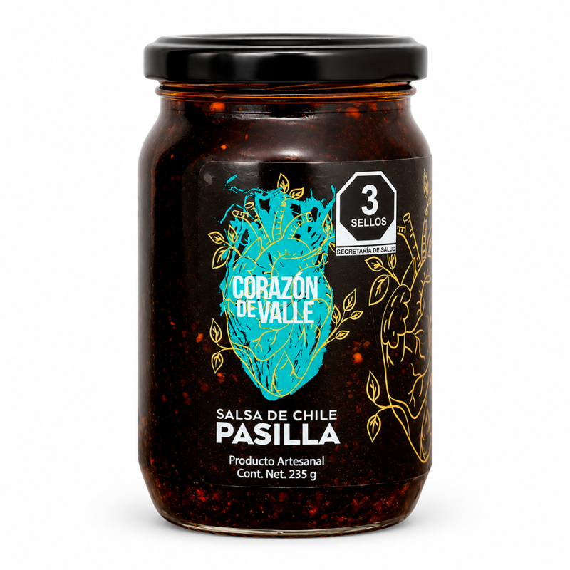 Salsa de Chile Pasilla, 235g