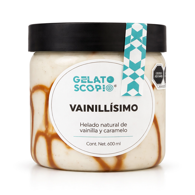 Helado de Vainilla y Caramelo, 600ml