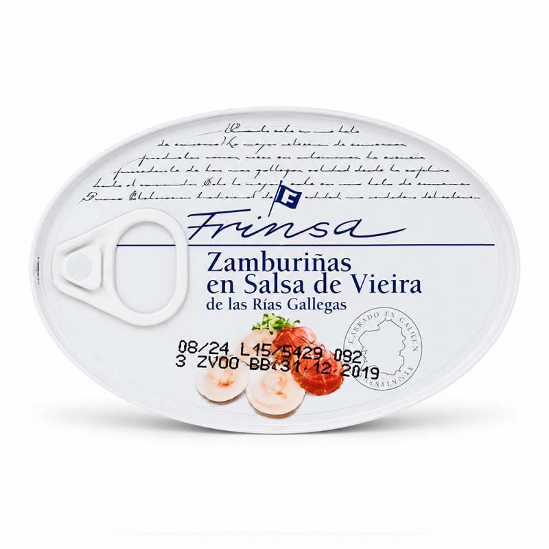 Zamburiñas en Salsa de Vieira, 111g
